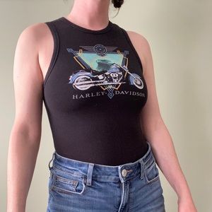 Harley Davidson Distressed Leotard/Bodysuit